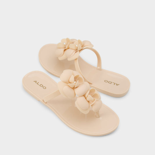 Simke Natural Women's Jelly Sandals & Flip Flops - Flip flop | Aldo