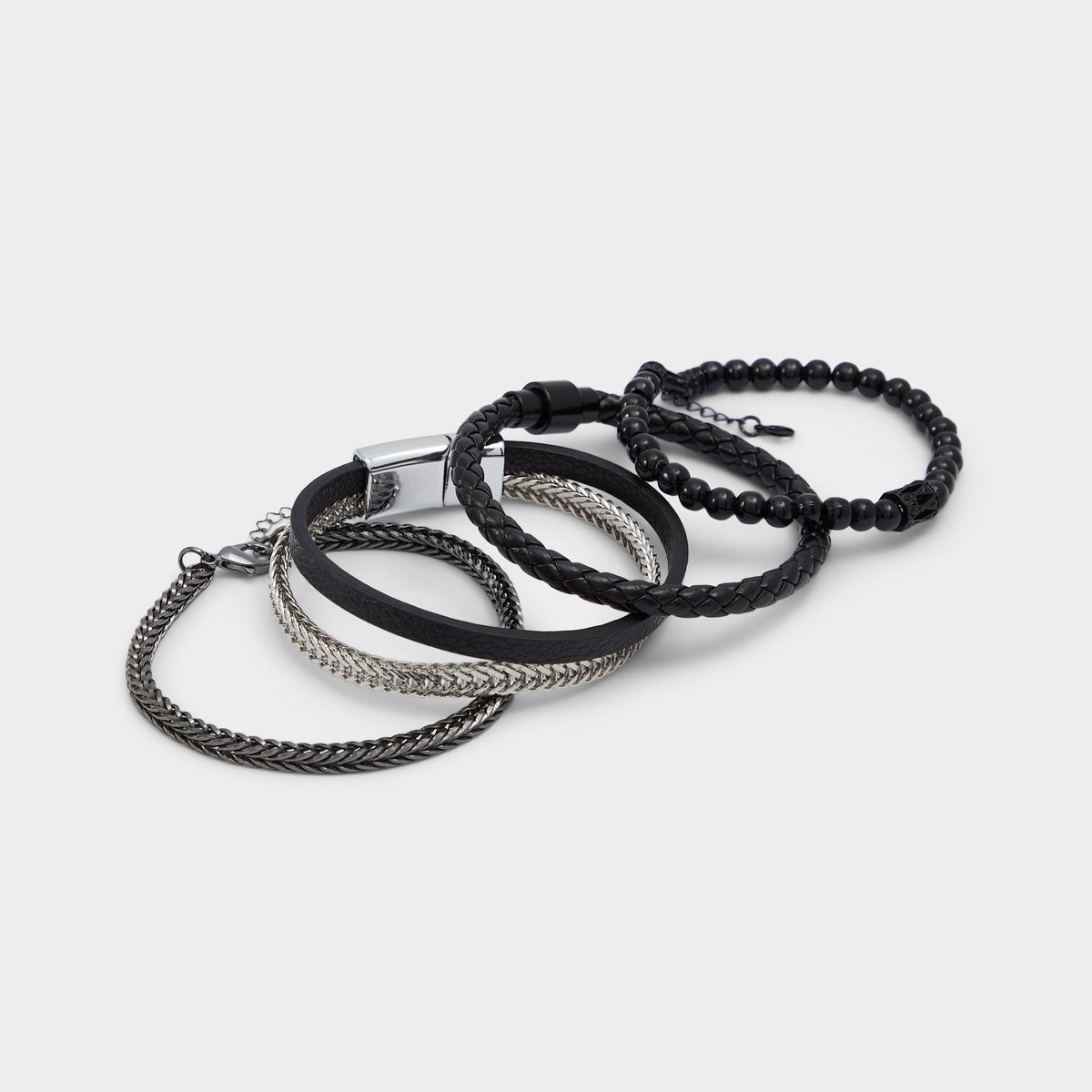 Danniell Black/Silver Multi Men's Jewelry - Bracelet | Aldo