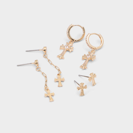 Eclipsse in Gold Clear Multi - Earrings | Aldo