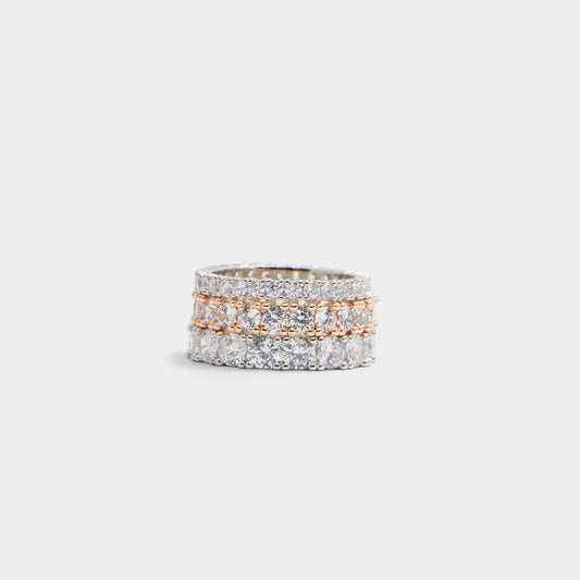 Uniawen Metallic Multi Women's Rings - Stackable rings | Aldo